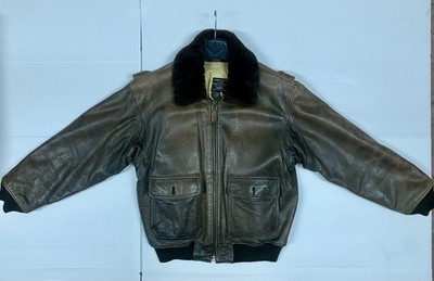 AVIREX G-1 Echtleder Flight Bomberjacke Top Gun schwarz Gr. M