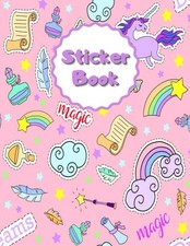 Sticker Book Collecting Album: Large Blank Sticker Keeper Book for Kids Empty
