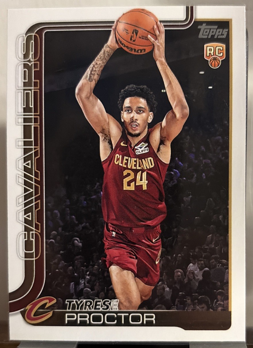 2025 Topps Basketball Flagship Tyrese Proctor Rookie #250 Cavaliers