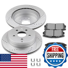 Scitoo Rear 11.93 Brake Pads And Rotors Kits Fit For Chevrolet Equinox