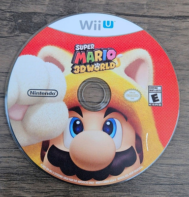 Super Mario 3D World (Nintendo Wii U, 2013) Disc Only T54