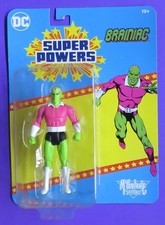 MCFARLANE SUPER POWERS BRAINIAC DC ACTION FIGURE MOC 4 5 SERIES