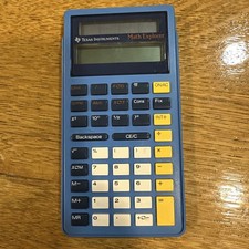Texas Instruments Math Explorer Solar Calculator I-1290 TESTED