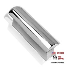 Silver Guitar Slide Tone Bar - Stainless Steel - Chrome