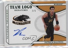 2022-23 National Treasures Collegiate Emerald 2/5 Patrick Baldwin Jr Auto b8h