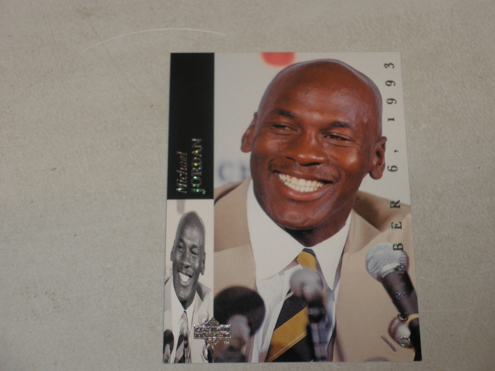 Michael Jordan 1993 Upper Deck Special Edition #MJR1 Retirement