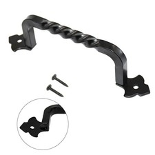 Ancienne quincaillerie de porte de grange facile à installer tire-fer pour port