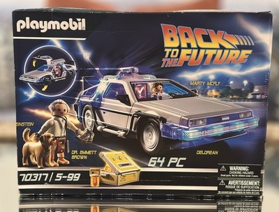 [Playmobil] Back to the Future DeLorean Car - Never Used, Damaged Box 70317