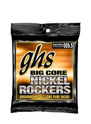 GHS Big Core Nickel Rockers Electric Guitar Strings BCCL 9.5-48 Full String Set