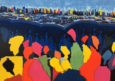 Leo Posillico Serigraph Signed Numbered Ltd Edition ARTISTS