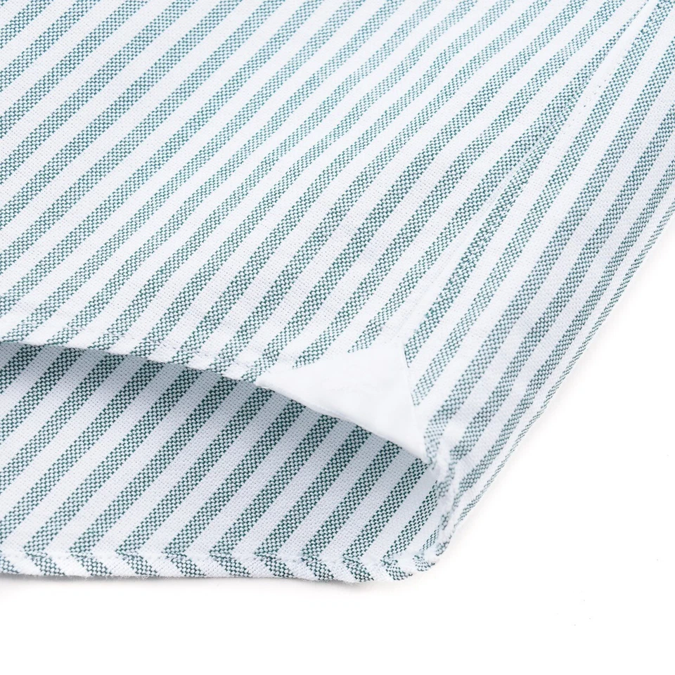 Camisa Finamore Napoli S/S 25 Slim-Fit Oxford Algodón con Cuello Banda 16 Nueva con Etiquetas Foto 2 de 4