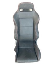Nrg Black Suede Reclinable Racing Seatlow-mount Bracket For 99-04 Ford Mustang