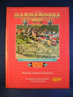 Barbarossa 25 - Command Decision Campaign Module - GDW - Frank Chadwick - VG
