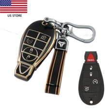 Car Key Case Keychain Remote Key Fob For 2008-2013 Jeep Grand Cherokee Commander