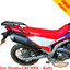 Motoskill Rear Luggage Rack For Honda CRF300L, Rally, RX (2020-2021) – Black/Red-1264878