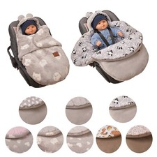 millybo Fußsack Baby Einschlagdecke Winter geeignet für Kinderwagen Babyschale