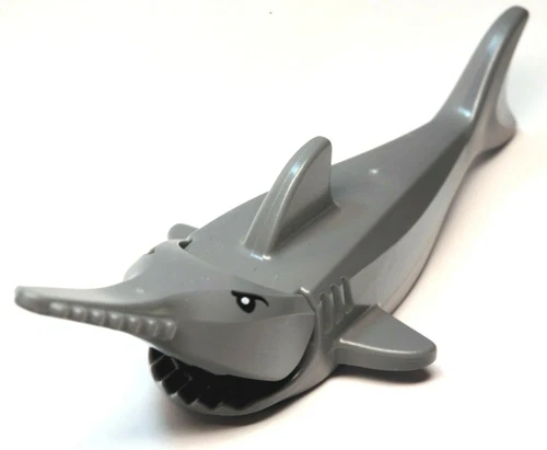 NEW LEGO - Animal - Water - Sawfish w/ Gills Black Eyes White Pupils - 60221