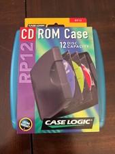 Case Logic Vintage 1998 CD/DVD Blue Case Snap Closure NEW