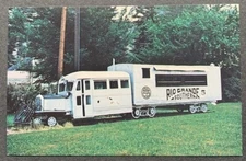 RIO GRANDE SOUTHERN NO.5 GALLOPING GOOSE BUS BODY PASSENGER TRAIN COLOR POSTCARD