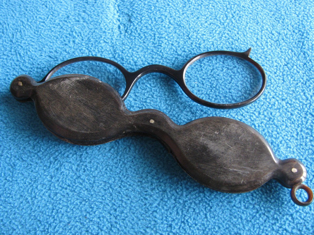 小物 CIarence Vintage Glasses Eyeglasses Pince Nez Tortoise Shell Collectible | eBay