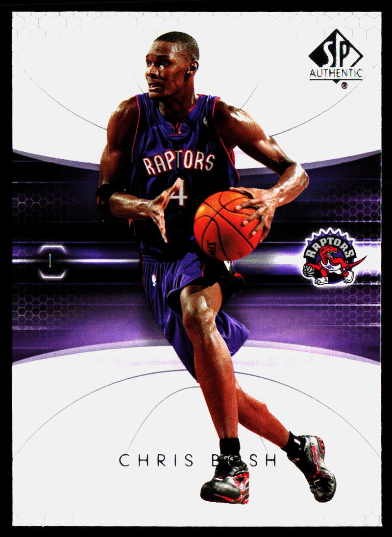 Chris Bosh #84 Basketball Cards 2004 SP Authentic trading card — raw and PSA graded price guide