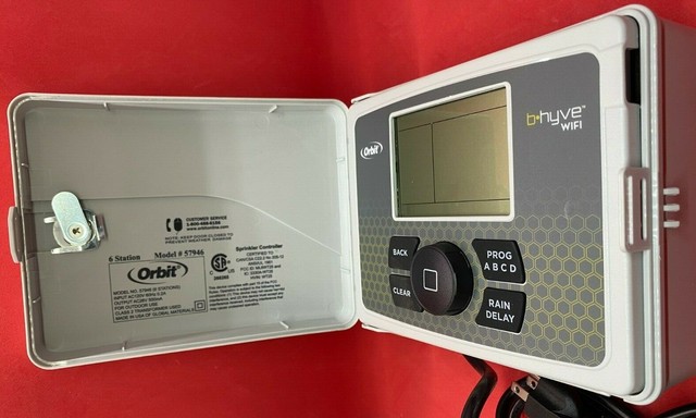 Orbit 57946 B-hyve Indoor/outdoor 6 Station WiFi Sprinkler System ...