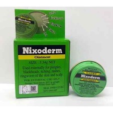 3 PACKS NIXODERM Cream Ointment Skin Care Treat Acne Pimples Itch 17.7g each