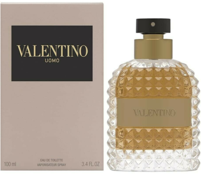 VALENTINO UOMO EAU DE TOILETTE SPRAY FOR MEN 3.4 Oz / 100 ml