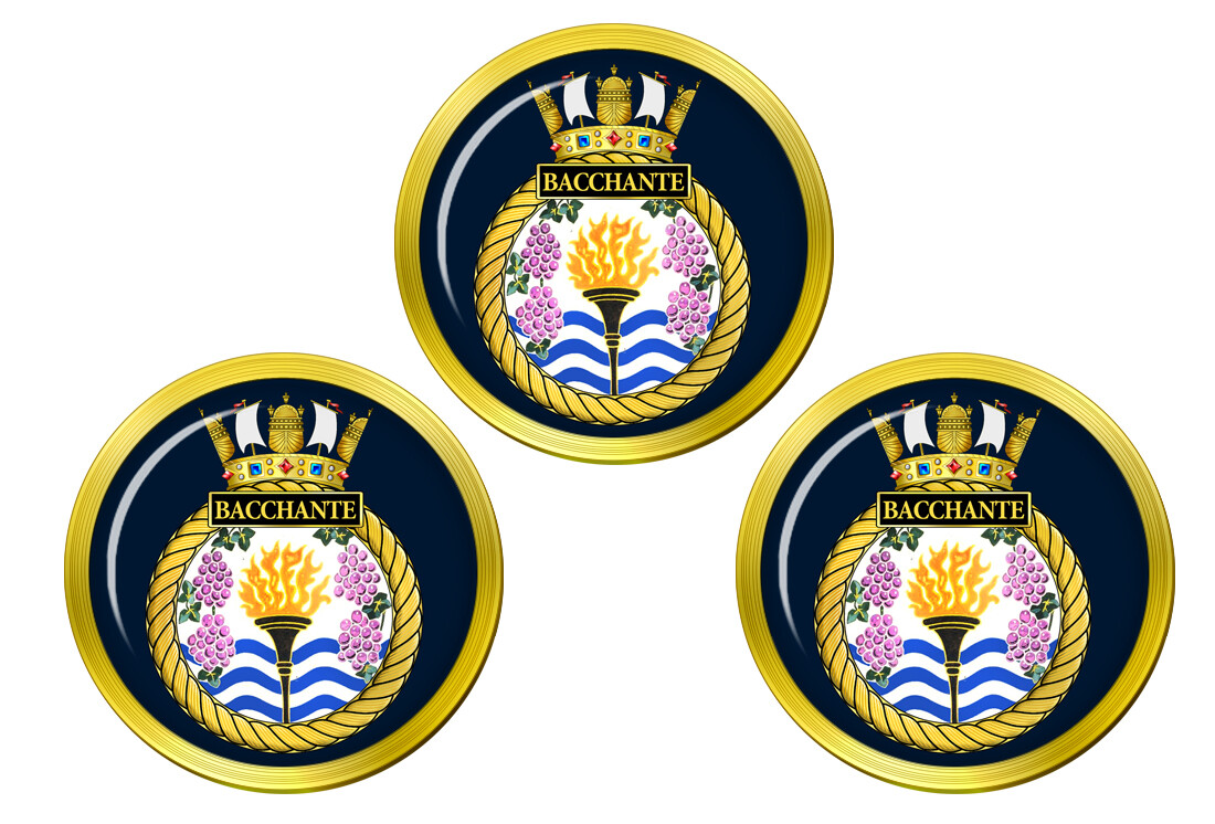 HMS Bacchante, Royal Navy Golf Ball Markers