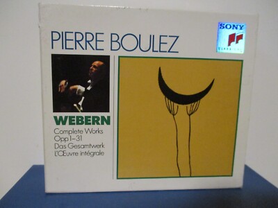 Webern: Complete Works, Op. 1-31 - Pierre Boulez - 3 CD Set - MINT