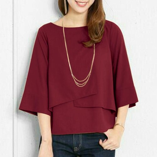 Camisas De Mangas Largas Para Mujer Blusa Chaquetas De Vestir Blusas Elegantes - Imagen 21 de 26