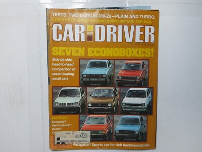 Car And Driver MAGAZINE July 1978 7 Econobox Comparo Datsun 3F | eBay