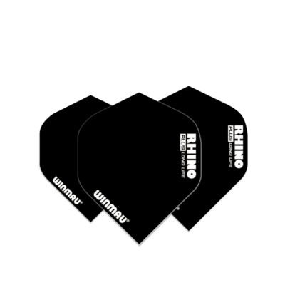 Winmau Rhino 150 micron Standard Flight - Black