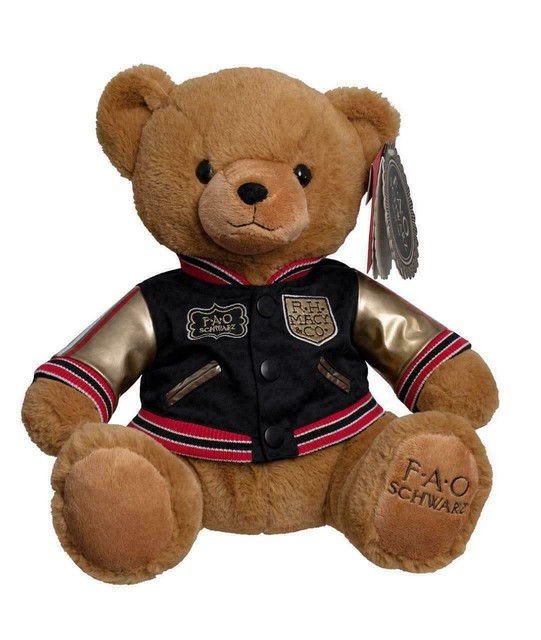 FAO Schwarz Toy Plush Anniversary Bear 