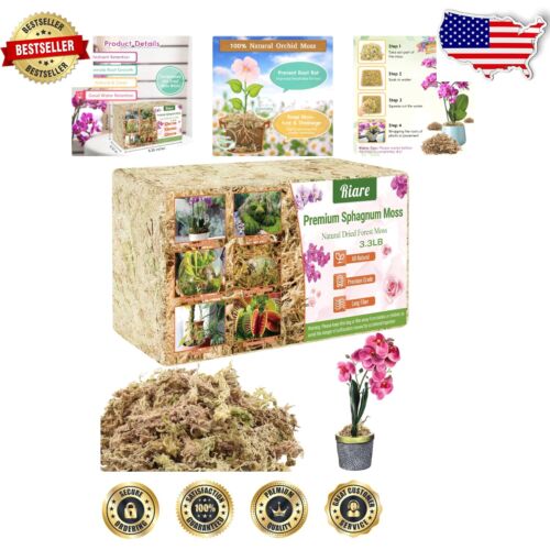 Eco-Friendly 60QT Orchid & Succulent Potting Mix - Premium Quality Peat Moss