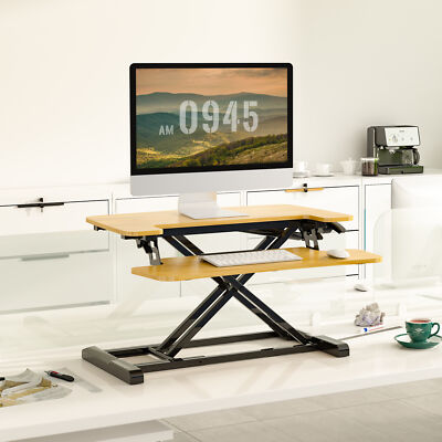 FLEXISPOT Home Office 28'' Height Adjustable  Desk Converter Computer Desk Riser