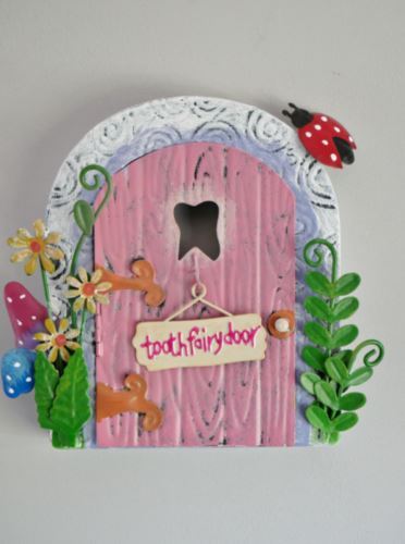 Puerta de Hadas de los Dientes Místico Cuento de Hadas Reino Jardín Exterior Adorno Decoración - Imagen 1 de 5