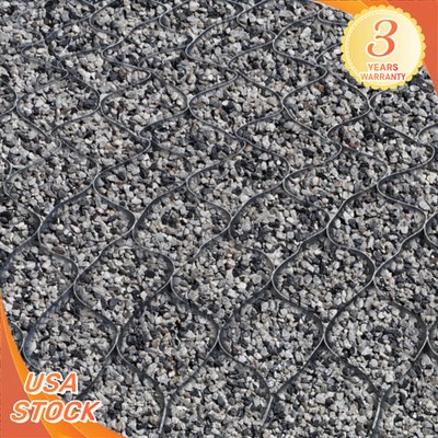 4'' Thick Gravel Ground Grid 9ftx 17ft - Geo Grid Geogrid Driveway Stabilization