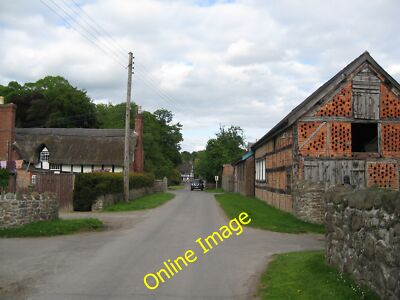 Photo 6x4 Herefordshire half-timbering 2 - Brampton Bryan This estate vil c2013