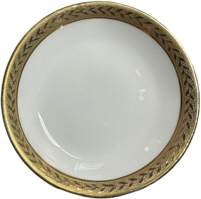 Vintage ~Royal Bayreuth Bavaria~ 1794 Small Gold Rimmed Replacement Saucer.