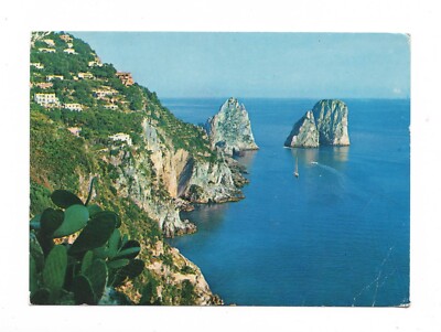 NAPLES CAPRI FARAGLIONI DI VILLA AUGUSTO TRAVELLED YEAR 1980