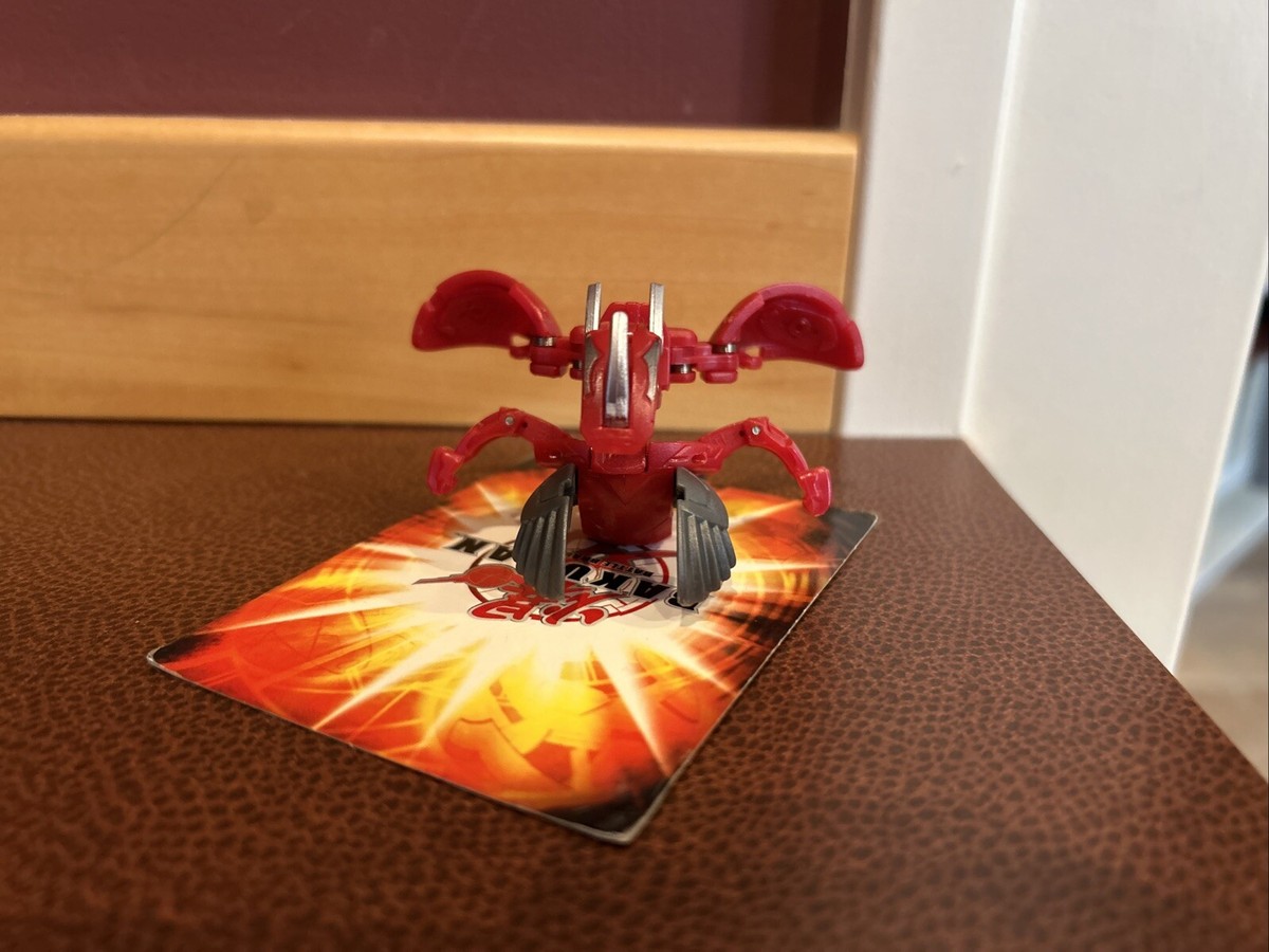 BAKUGAN FUSION DRAGONOID Red Pyrus mechtanium surge Baku Sky Raiders EUR 199,99 - ES