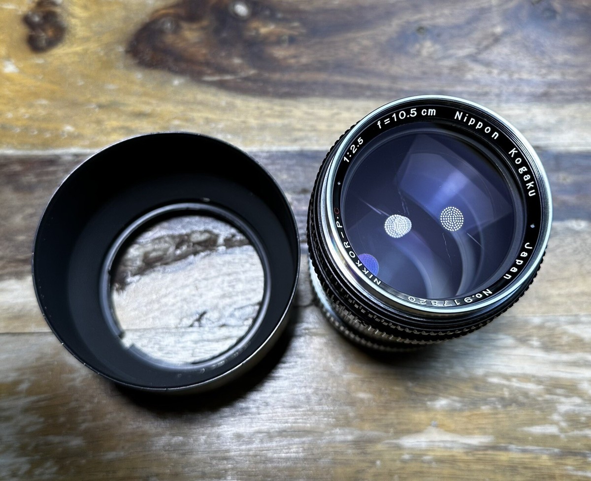 N MINT Nikon Nippon Kogaku Nikkor P C 105mm f/2.5 PC S Mount