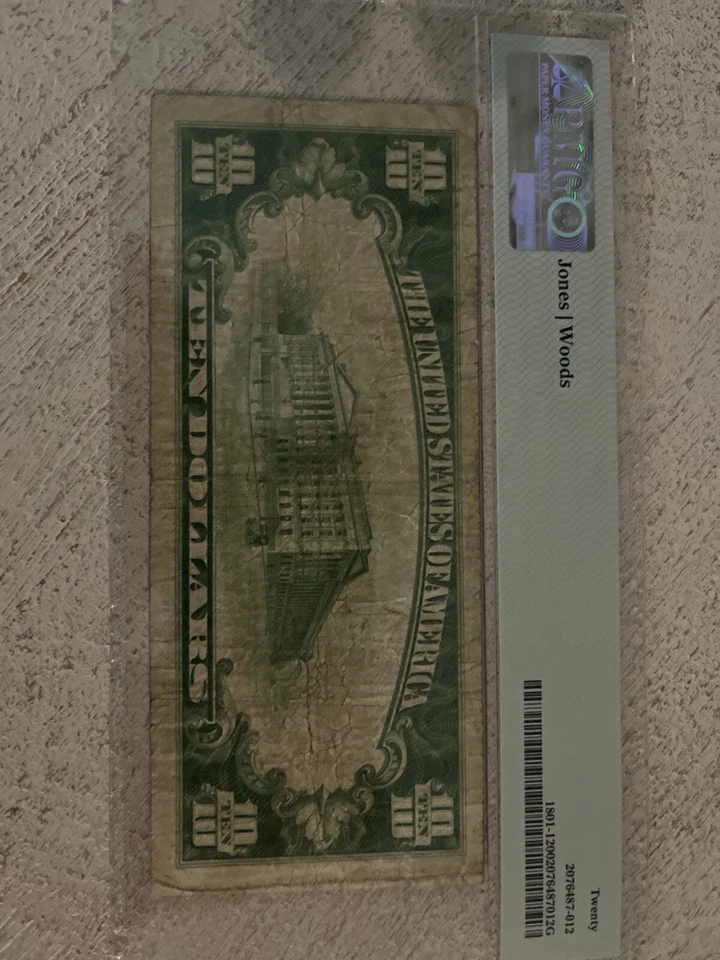 1929 Ellenville NY New York Home National Bank Note PMG 20 - Image 4 of 4