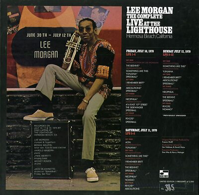 THE COMPLETE LIVE AT THE LIGHTHOUSE LEE MORGAN 12LP Blue