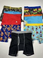 7 Pcs Sonic the Hedgehog Boys' Big Boxer Briefs Multipacks Sz 8