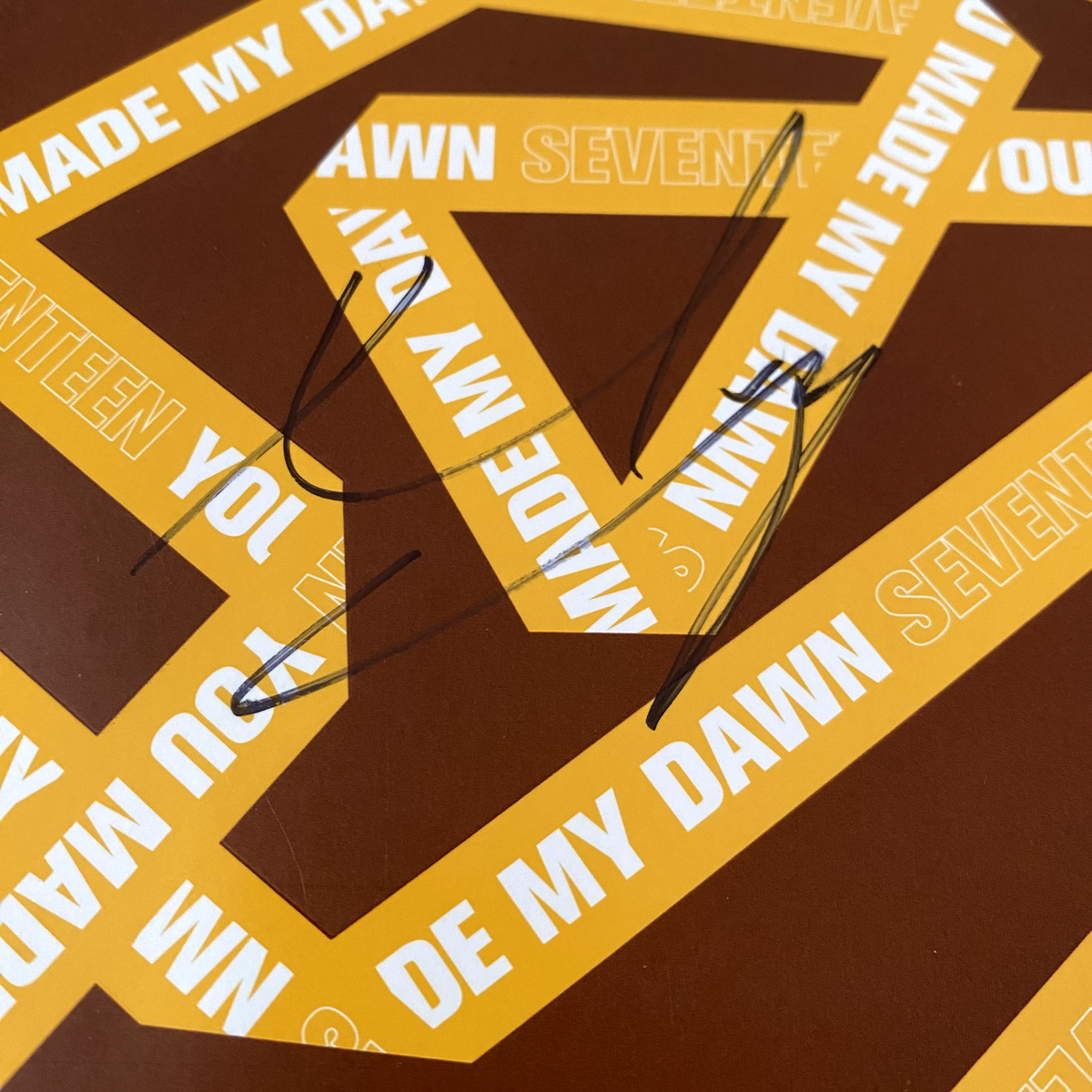 SEVENTEEN YOU MADE MY DAWN ジュン サイン Seventeen 6th Mini