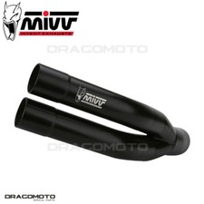 Auspuff YAMAHA YZF R3 2015 2016 MIVV Double Gun Schwarz