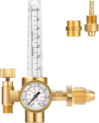 VIVOSUN Argon/CO2/Helium Regulator Emitter System with 50 PSI Fixed Max. 4000PSI