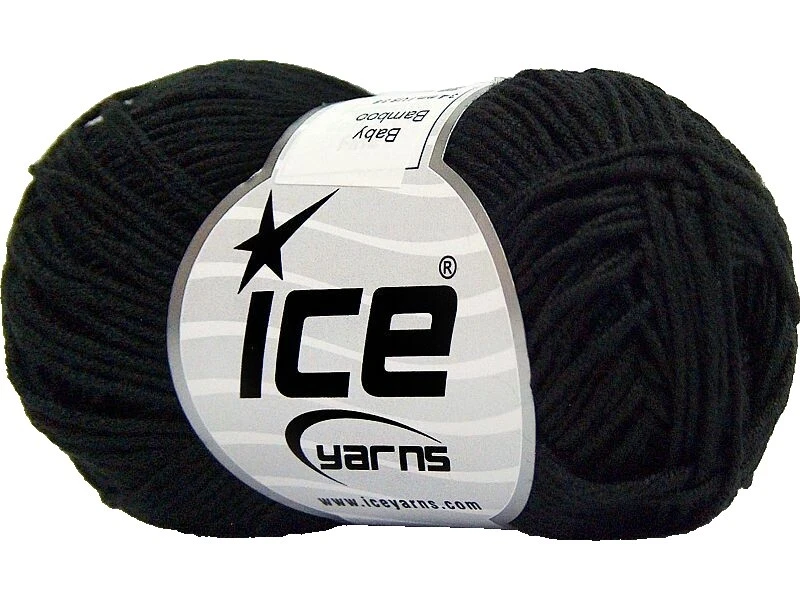 Пряжа в мотках Ice Yarns черная